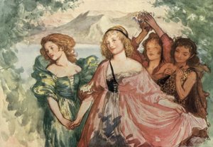 是非、あなたが行くようにそれをトリップ、光の素晴らしいつま先で 作： Robert Anning Bell